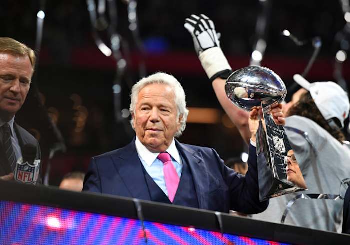 Patriots team owner Robert Kraft